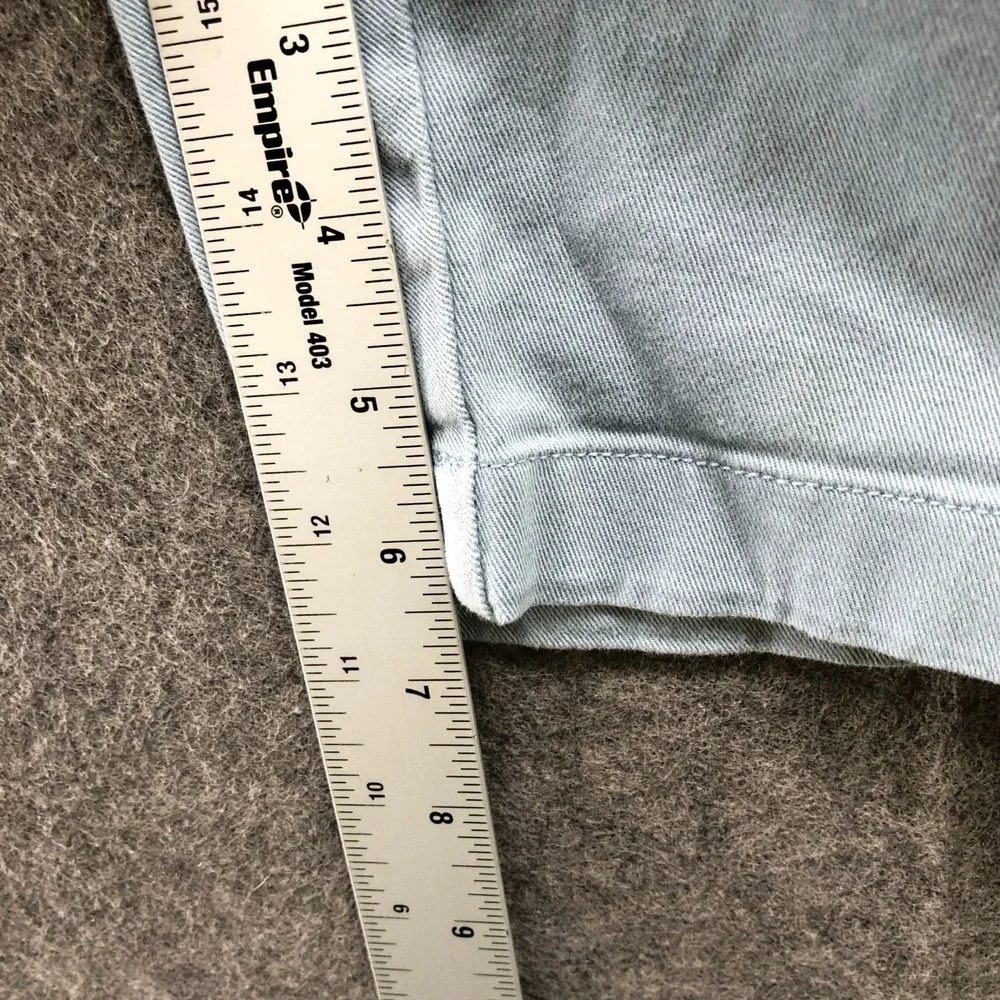 J. Crew 7'' Flex Chino Short Mens 30 Light Blue Cotton Stretch Flat Front Lightw